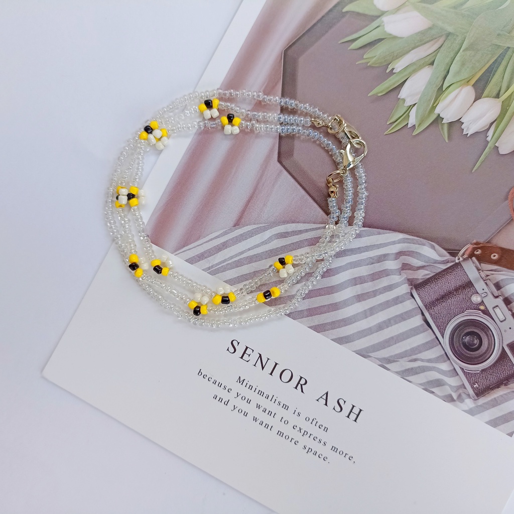 Dây đeo khẩu trang đa năng handmade Tiệm Nhà Pony Bumble Bees PN08