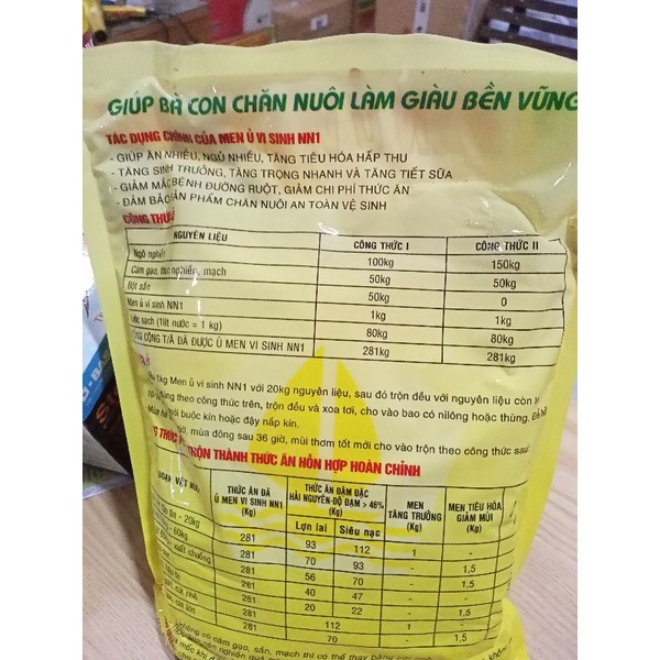 Men ủ vi sinh thảo dược – Ủ chín Thức ăn chăn nuôi