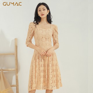 Đầm nữ ren cổ U DA602 GUMAC