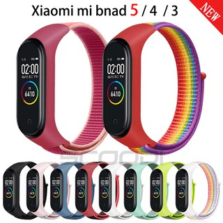 Dây Đeo Sợi Nylon Cho Đồng Hồ Thông Minh for Xiaomi Mi Band 3 4 5 NFC Miband 3 4 5