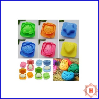  Set 6 Khuôn Cơm Bento dễ thương { H }