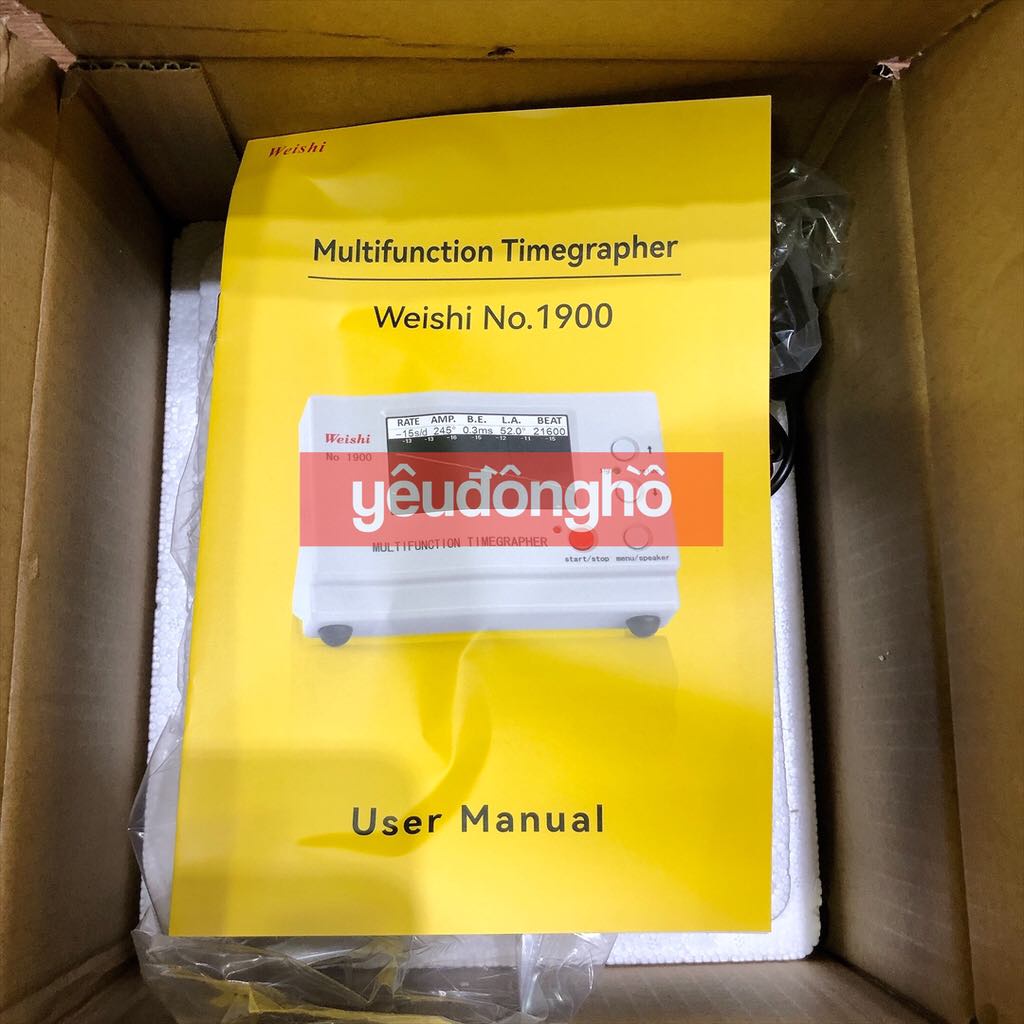 Máy đo test nhanh chậm đồng hồ cơ MTG Weishi 1900