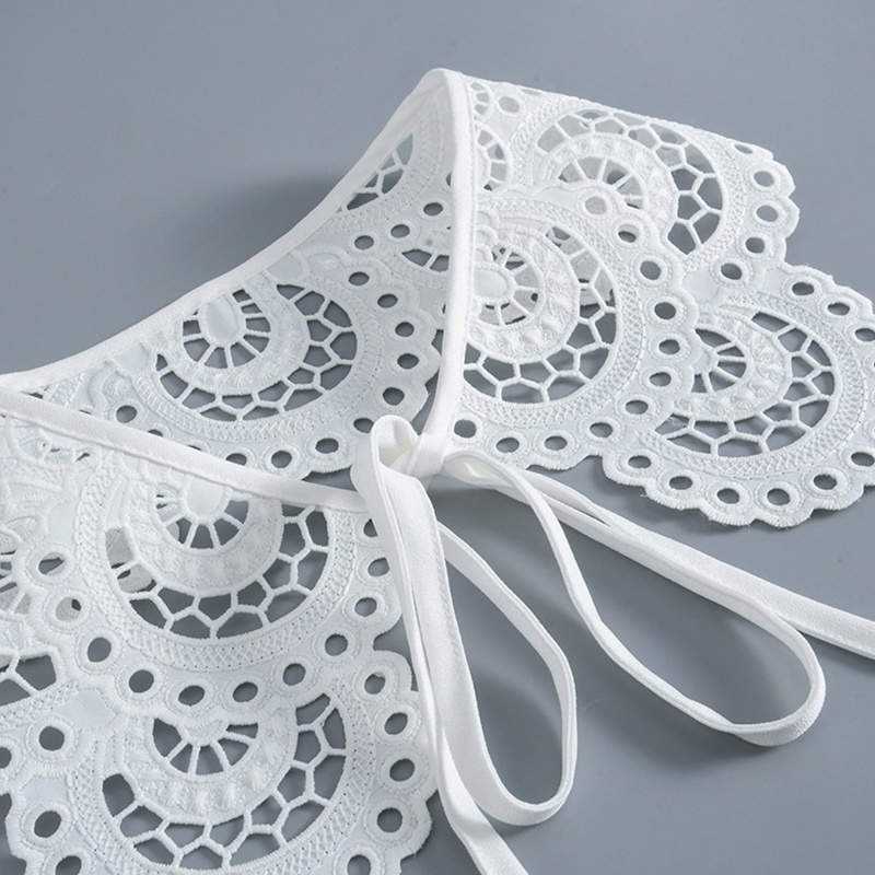 Cổ Áo Giả Poncho Thêu Họa Tiết Phong Cách Cổ Điển Thời Trang Cho Nữ