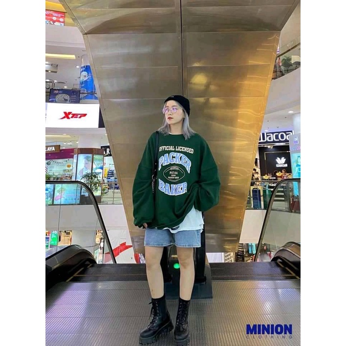  Áo Nỉ Sweater Nữ Form Rộng Vải Nỉ Bông Dày Dặn phong cách Ulzzang CAMASTORE SW21