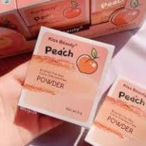 [giá sỉ cho 1 sp] Phấn phủ bắt sáng KISS BEAUTY Peach- siêu kiềm dầu made in THÁI LAN