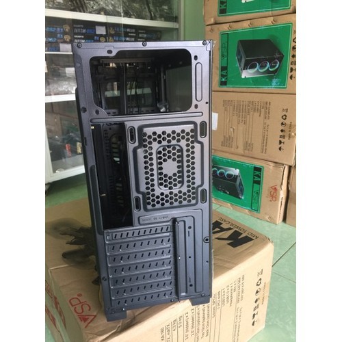 [Siêu Rẽ]Case VSP V3 607 Gaming Trong Suốt mới full box