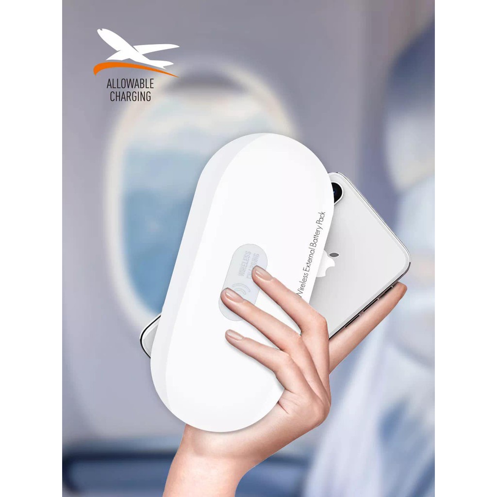 Pin sạc dự phòng không dây 10000mAh LDNIO Sạc được bằng cáp