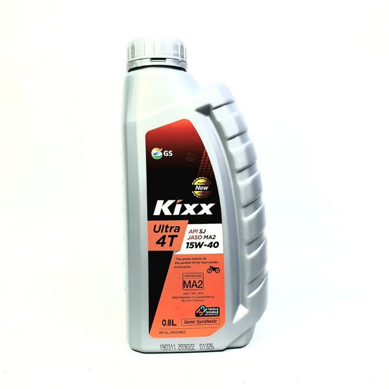 NHỚT XE SỐ KIXX ULTRA 4T 15W40 [ SEMI SYNTHETIC ] 800ml