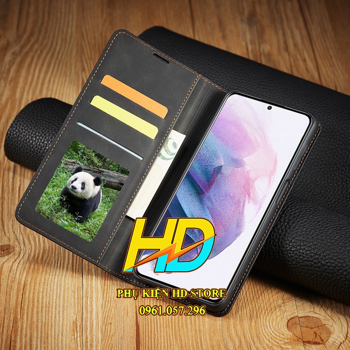 Bao Da Dạng Ví Cài Thẻ Samsung Galaxy S23 Ultra, S21 FE, S20 FE, S22 Ultra, S22, S22 Plus, S21 Plus Hiệu Forwenw Cao Cấp