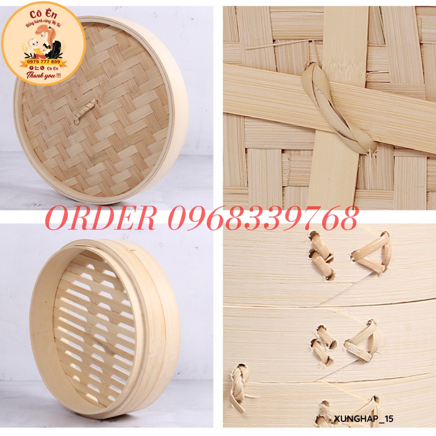Thảm hấp nhiều size của Xửng hấp tre  đồ ăn bằng tre