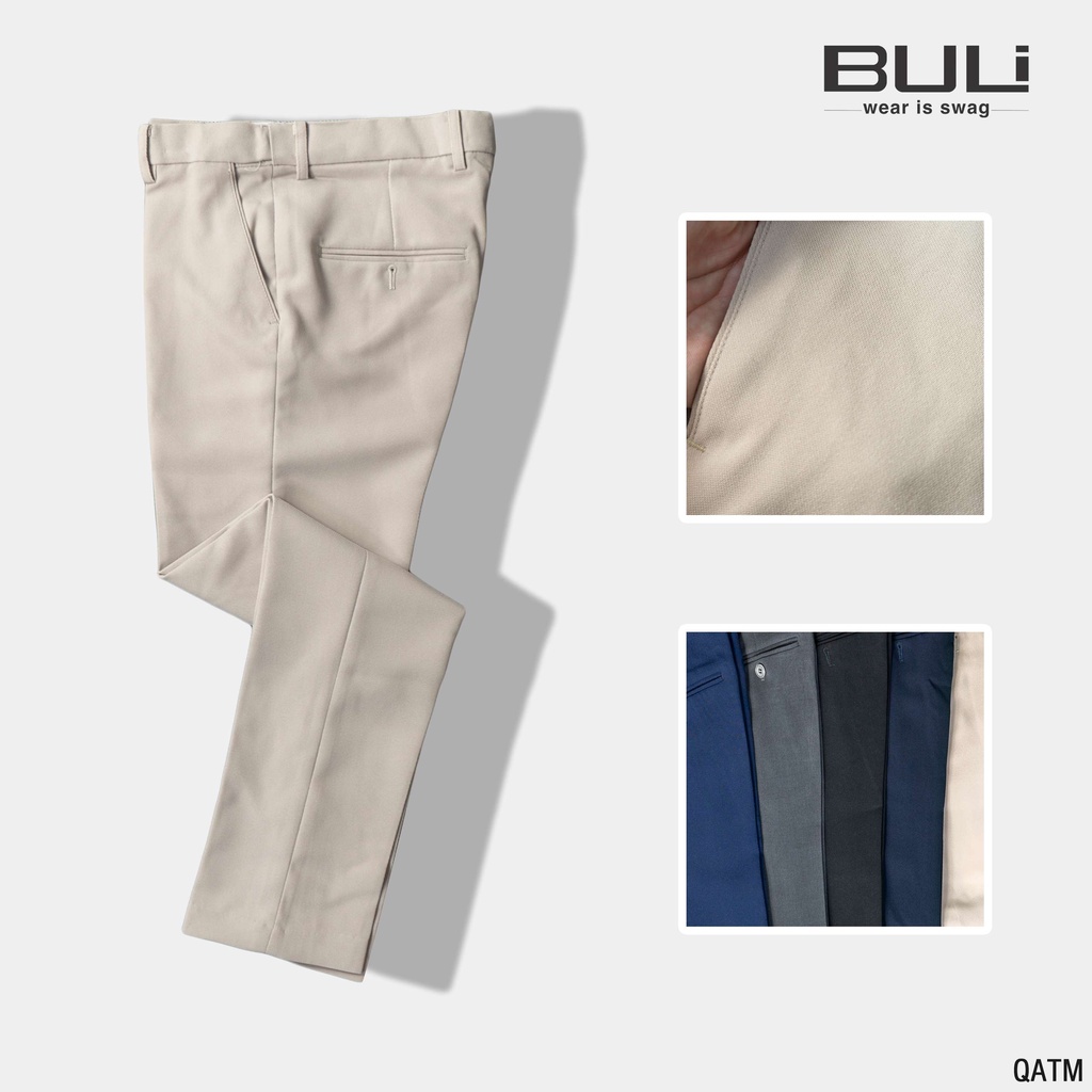 Quần âu nam, quần tây âu cao cấp co dãn, chống nhăn, chống bai xù QATM