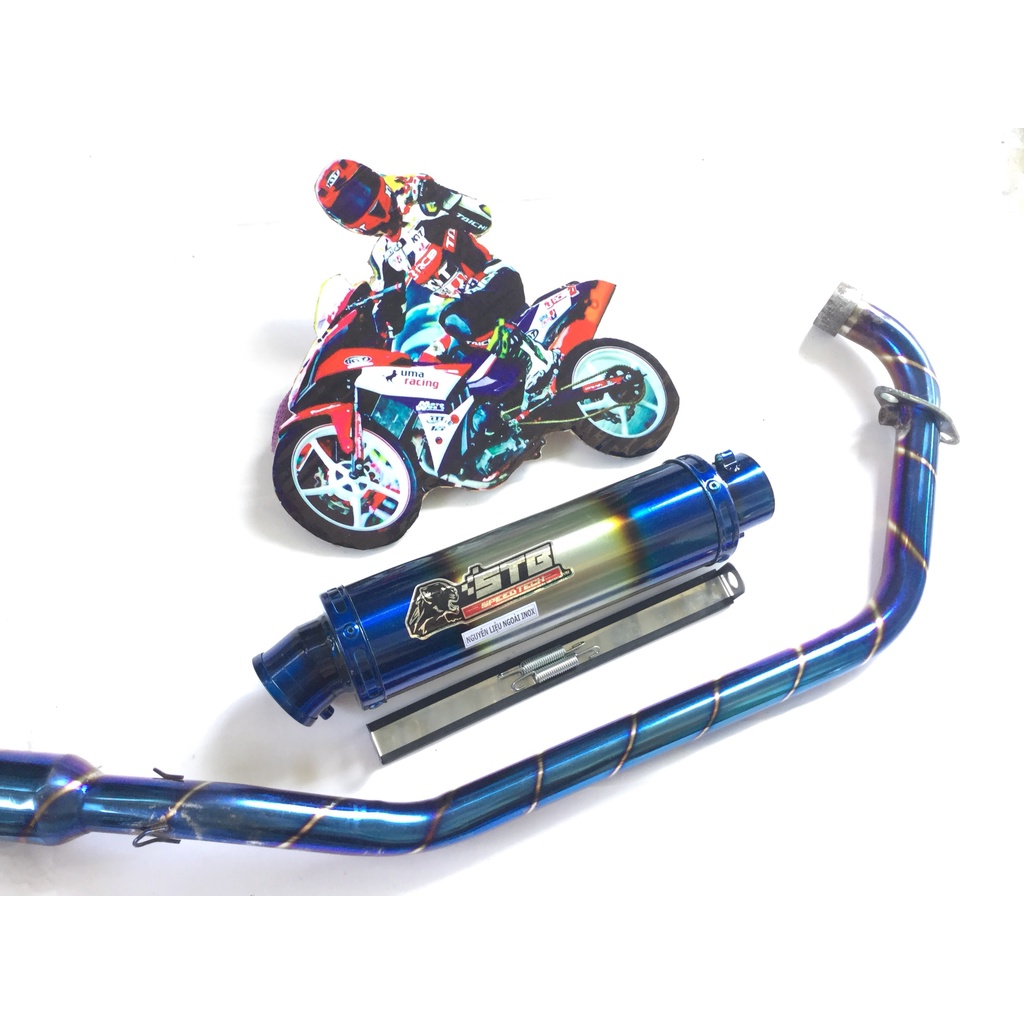 Bộ pô stb titan full cỔ titan WAVE, SI, exciter, winer, sonic