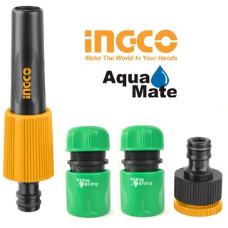 Bộ 5 vòi xịt khớp nối phun nước INGCO AQUAMATE Điện Sài Gòn