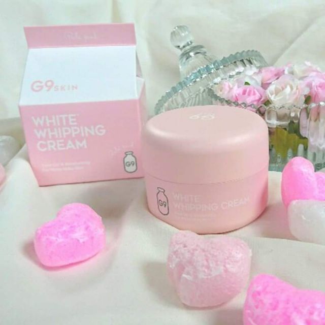 Kem Dưỡng Trắng Nâng Tông Trắng Hồng G9SKIN WHITE IN WHIPPING CREAM (PALE PINK)😍😍