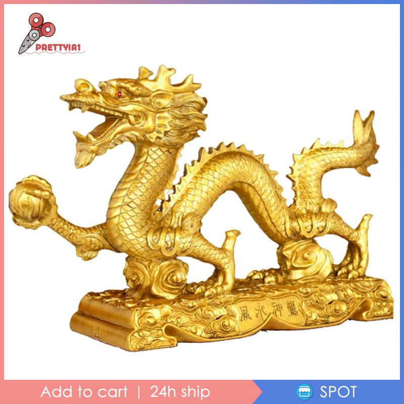 Tượng Rồng Trang Trí Bàn Tài Lộc May Mắn