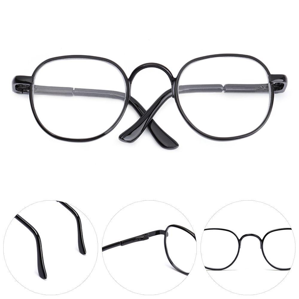 BEBETTERM Mắt Kính Gọng Tròn Bằng Kim Loại Cho Búp Bê Tỉ Lệ 1 / 6