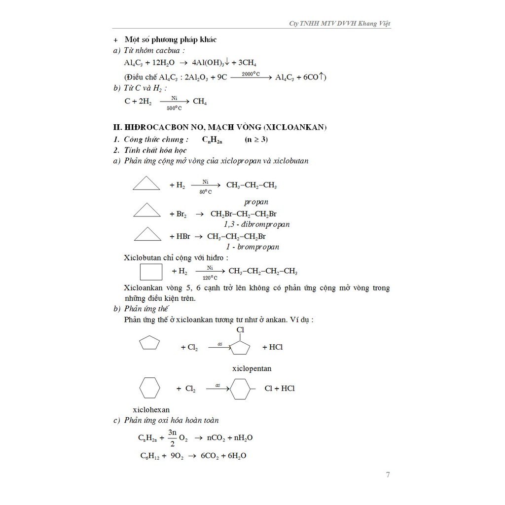 Sách - Sơ Đồ Chuỗi Phản Ứng Hóa Học Hữu Cơ