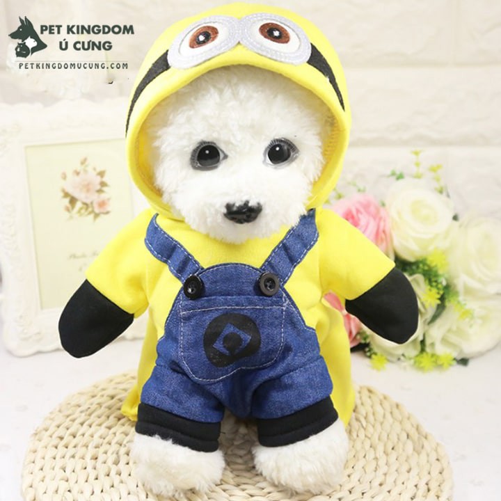 Áo chó mèo cosplay minion
