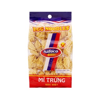 Mì trứng sợi nhỏ Safoco Đặc Biệt gói 500g