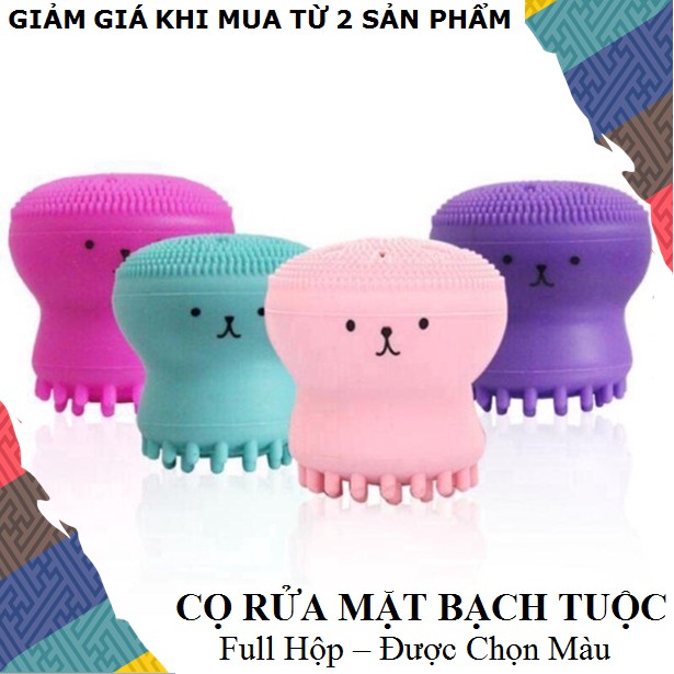 [Được Chọn Màu] CỌ RỬA MẶT BẠCH TUỘC - FULL HỘP | BigBuy360 - bigbuy360.vn