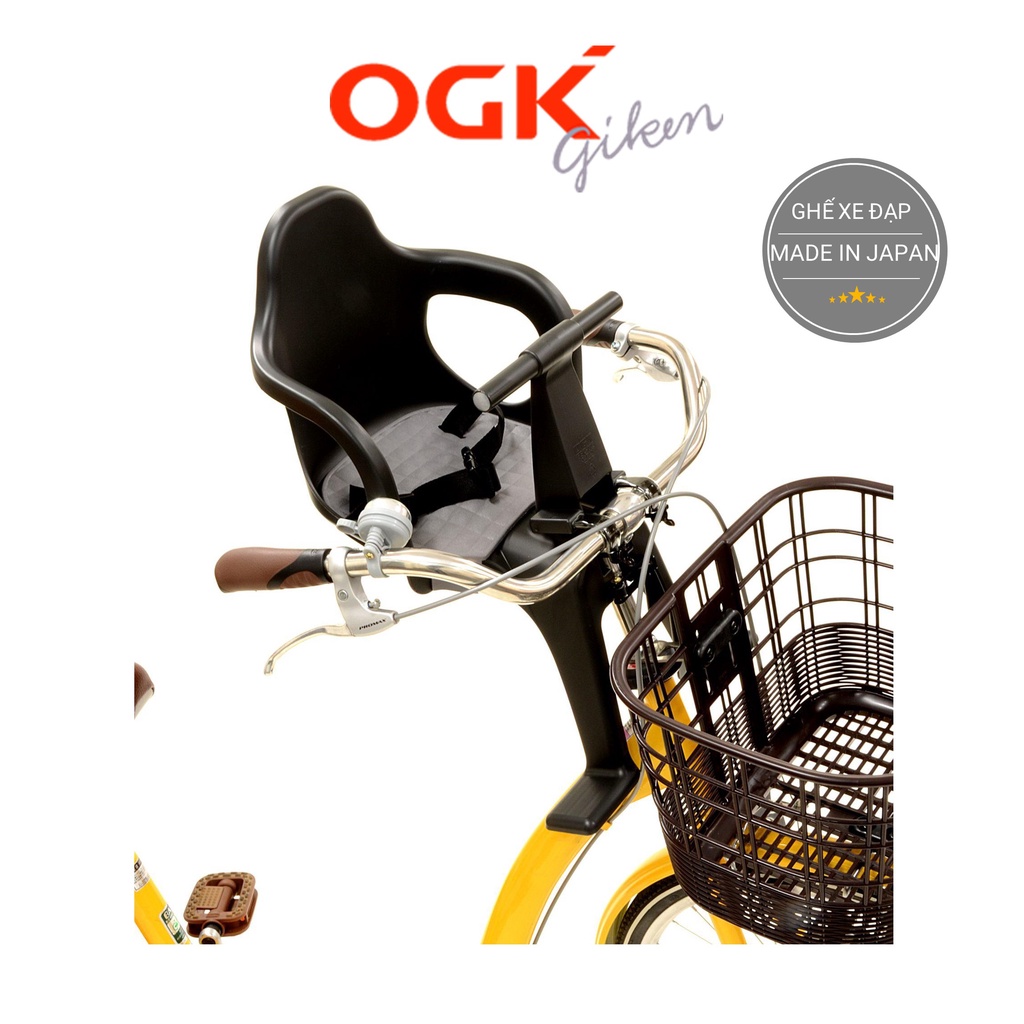 Ghế ngồi xe đạp lắp trước OGK Japan FBC-003S2, lăp cho các loại xe đạp mini, xe thông thường, dùng cho bé max 15kg