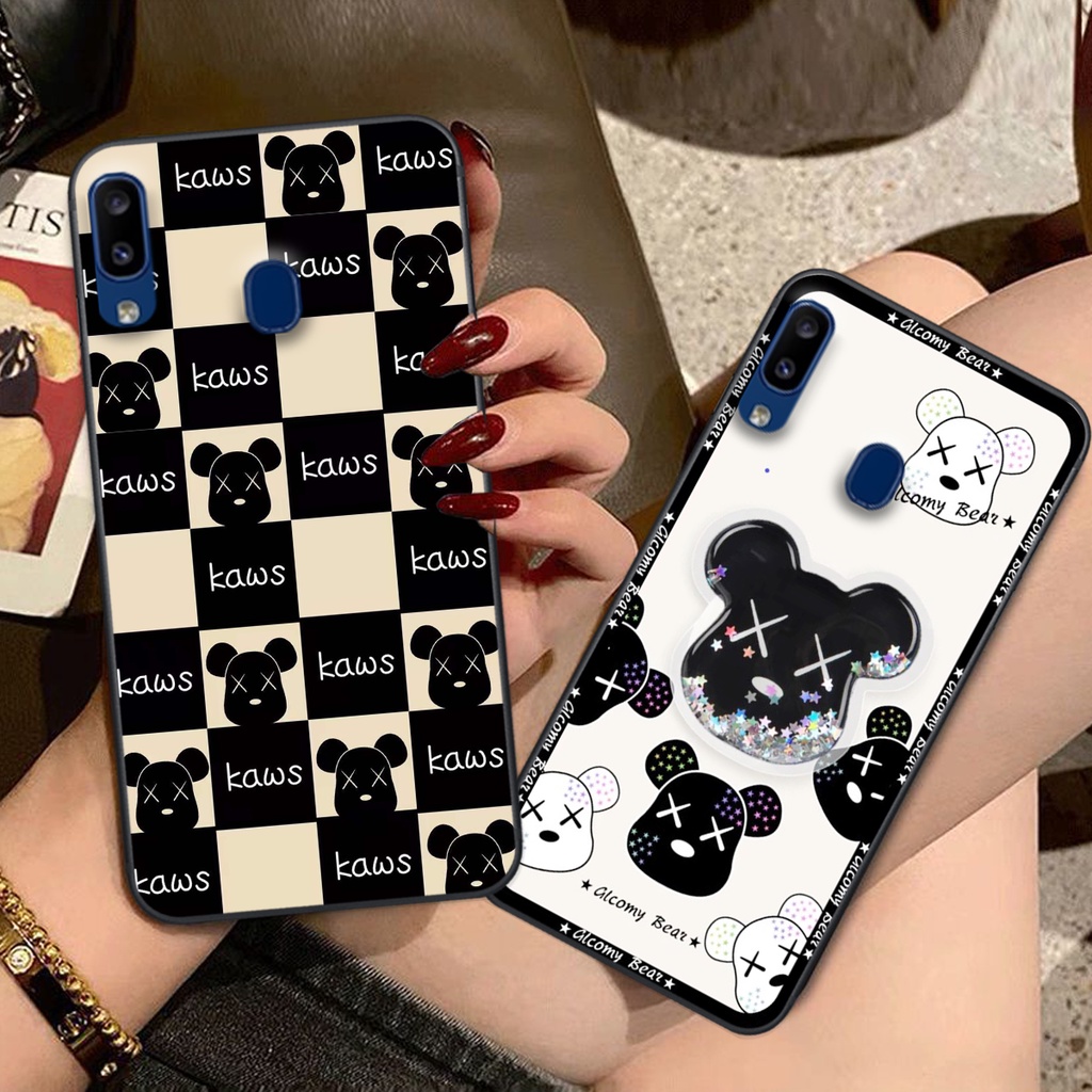 Ốp lưng Samsung M20 / M30 trái tim họa tiết caro, mikey họa tiết beabrick kaws cute