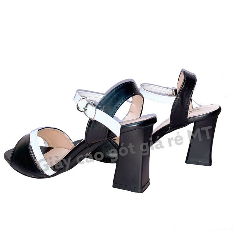 [ Ảnh Thật ] Giày Cao Gót 7p Bảng Quai Chéo