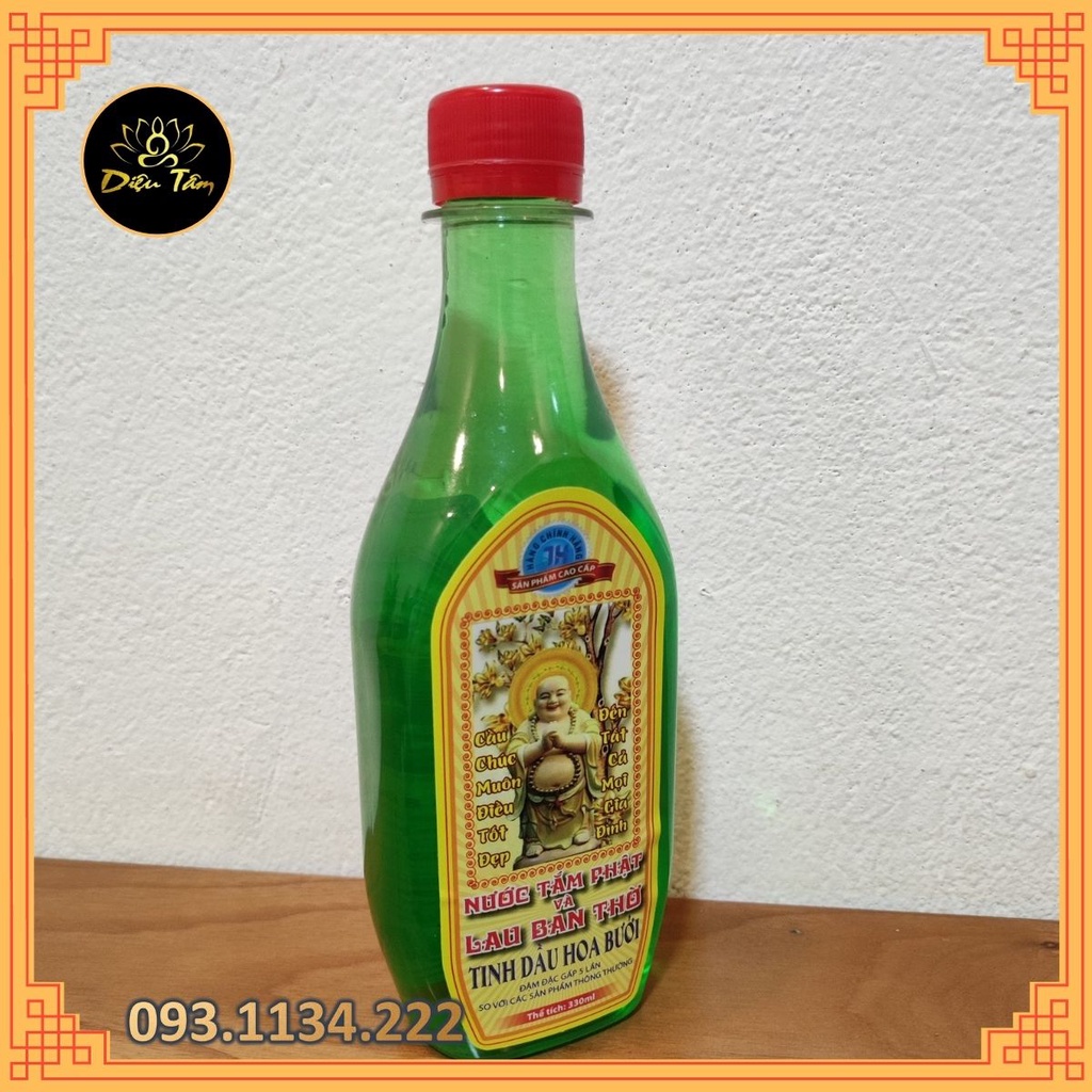 Nước lau bàn thờ ,tắm Phật, lau tượng phật đồ thờ cúng thần tài tinh dầu hoa bưởi - đậm đặc gấp 5 lần