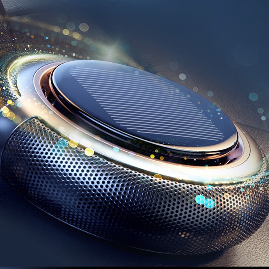 Máy khử mùi hôi, kháng khuẩn không khí chống say xe hơi tản hương bằng năng lượng mặt trời 2xAuto