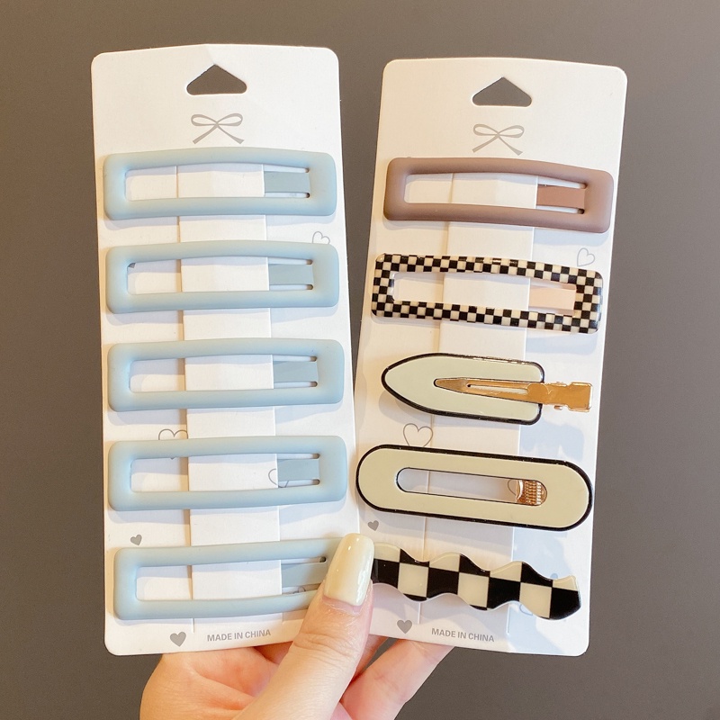 Bộ kẹp tóc hình giọt nước dễ thương phong cách Hàn quốc cho bé gái