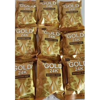 01 Xà phòng dưỡng trắng và tái tạo da Gold 24K -