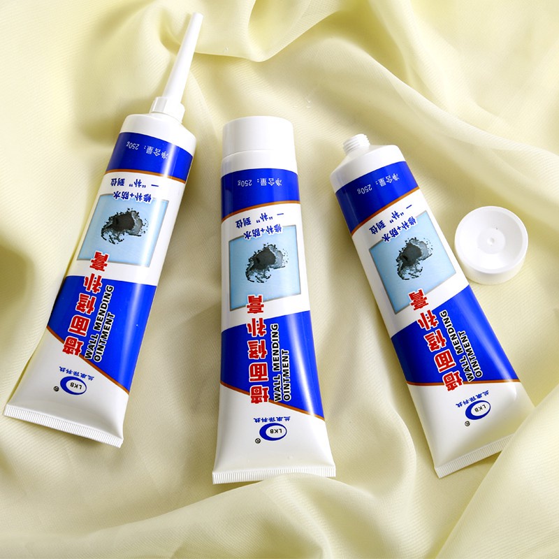 Keo vá tường chống thấm siêu tốc LKB 250gr - trám trét vết nứt khe hở tường - chống mốc ẩm làm sạch tường