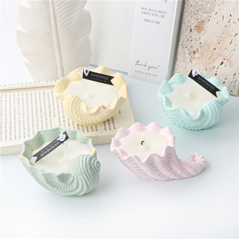 Khuôn Silicone Làm Nến Thơm Hình Con Ốc