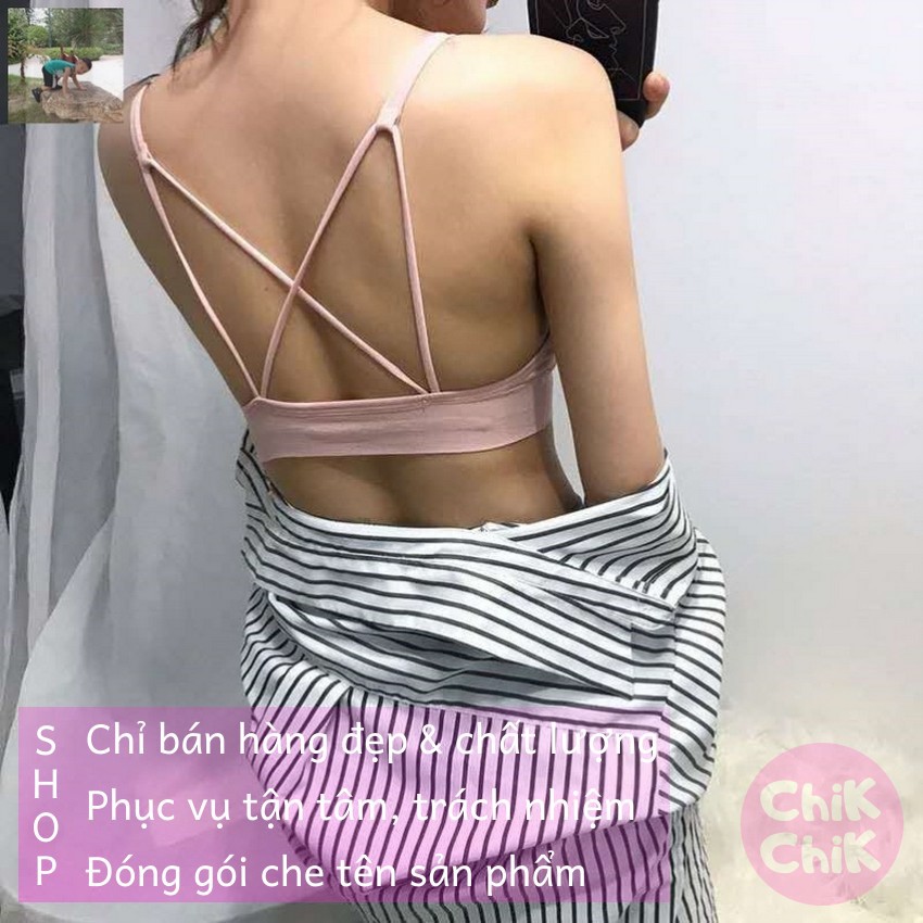 Áo bra thể thao - Áo ngực thể thao thiết kế sexy 2 dây AL020