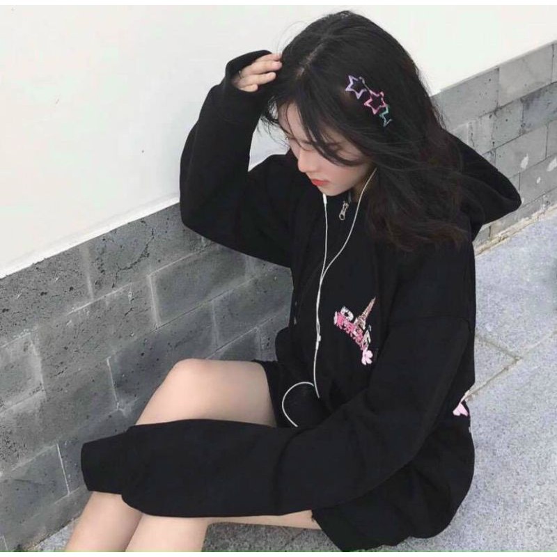 Áo Hoodie Khoác Nỉ Ngoại Zip TOKYO LOVE Form Rộng Unisex Size L, XL
