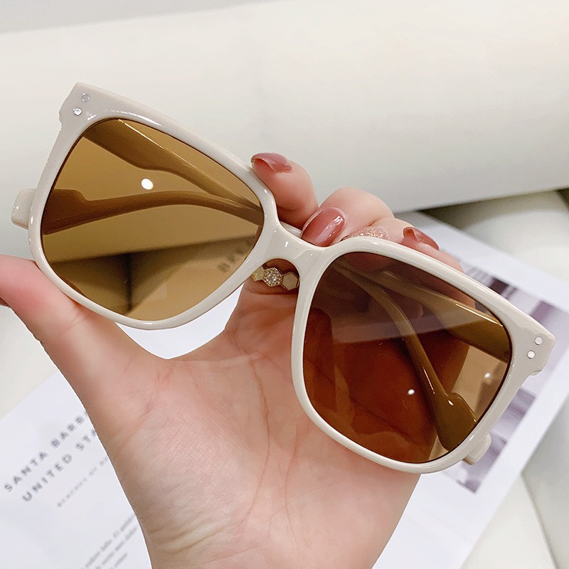 Kính Mát Gọng Vuông Chống Tia UV Thời Trang Cho Nam Nữ