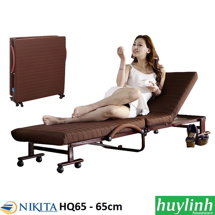 Giường gấp kiểu Hàn Nikita HQ65 - 65cm (180x65cm)