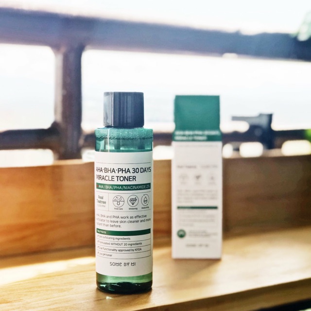 Nc hoa hồng AHA-BHA-PHA 30Days Miracle Toner
