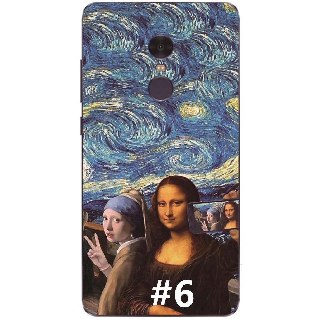 Ốp lưng điện thoại mềm Van Gogh Starry Sky dành cho Xiaomi Redmi Note4/Note 4X/Note 5 Pro