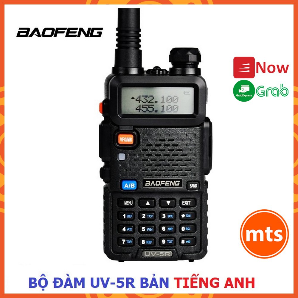 Bộ đàm Baofeng UV-5R  BeeBest A108 pin sạc 2000mAh chính hãng - Minh Tín Shop