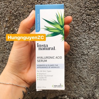 [Full 60ml] Serum dưỡng ẩm Hyaluronic acid của InstaNatural