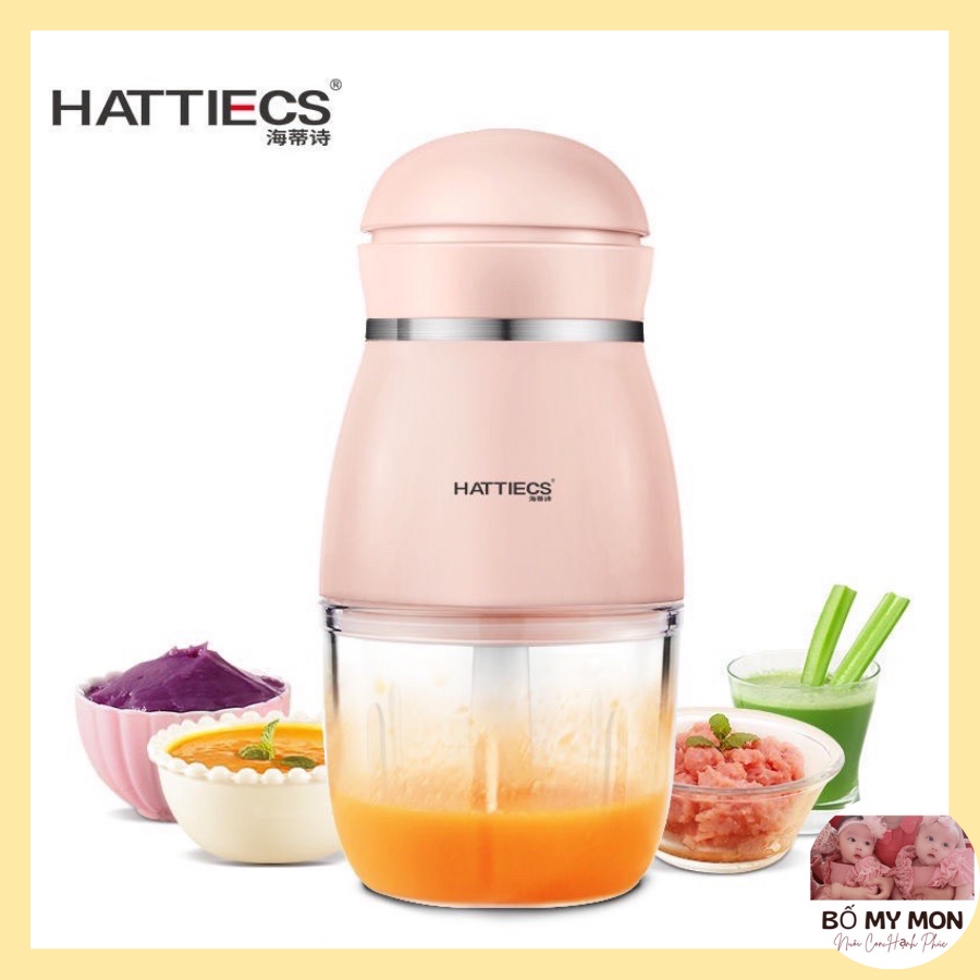 Máy xay ăn dặm Hattiecs, xay thịt 6 lưỡi