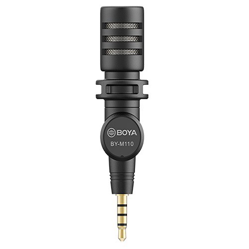 [Mã BMLT35 giảm đến 35K đơn 99K] BOYA BY-M110 - Hàng Chính Hãng - Mic thu âm Mini cổng 3.5mm dàng cho Điện thoại/Laptop