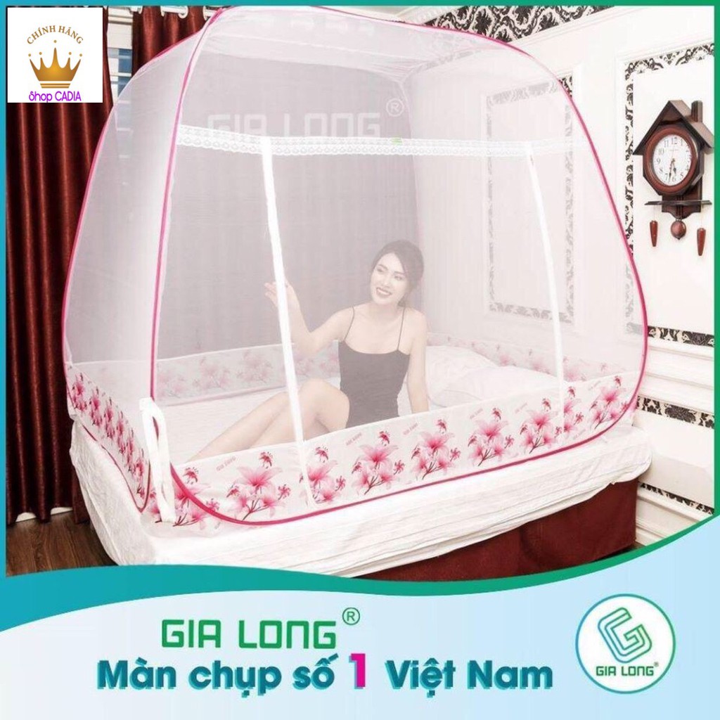 Màn chụp tự bung Gia Long đỉnh chóp hàng VIỆT NAM màn tuyn cao cấp