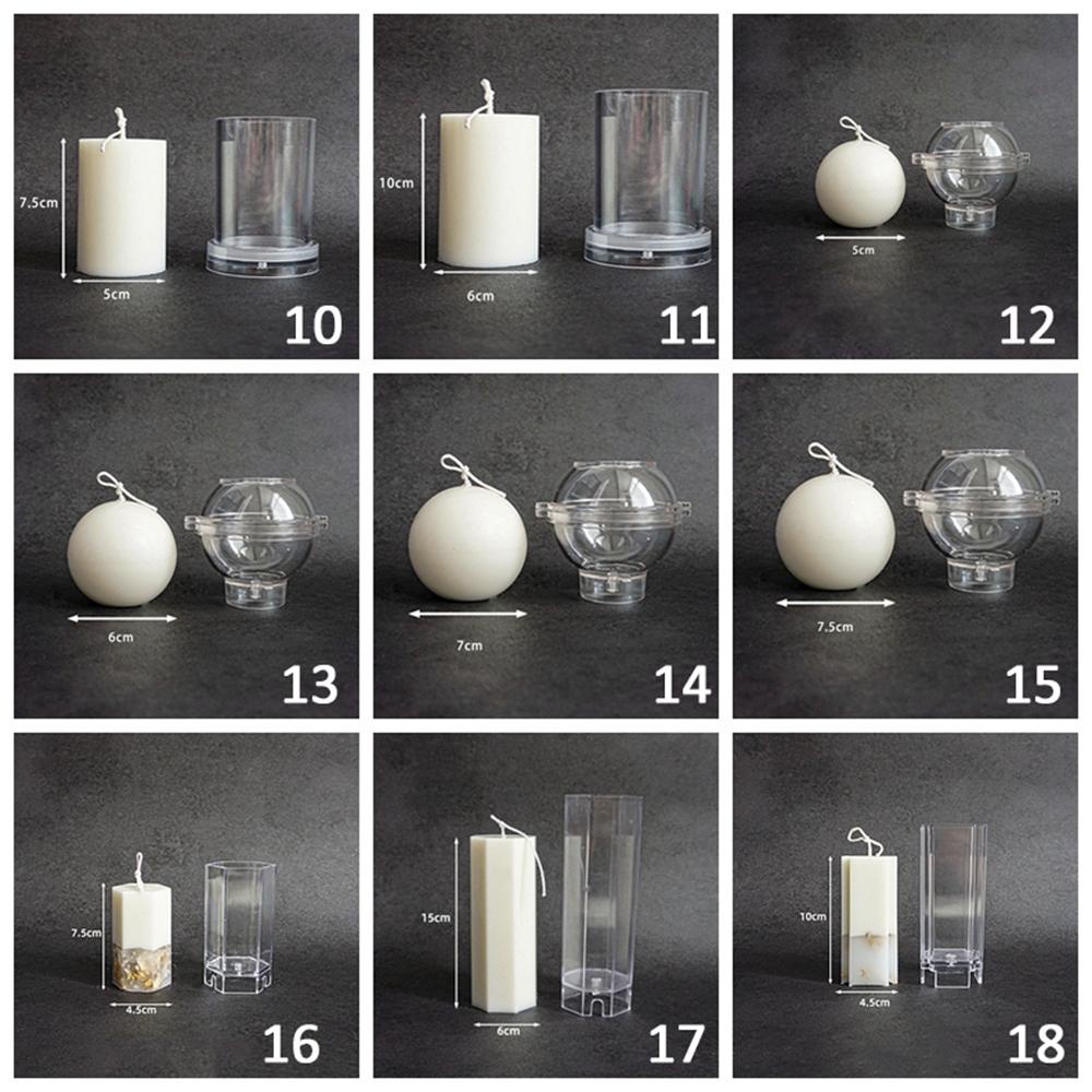 Khuôn Làm Nến DIY Bằng Acrylic Thanh Lịch