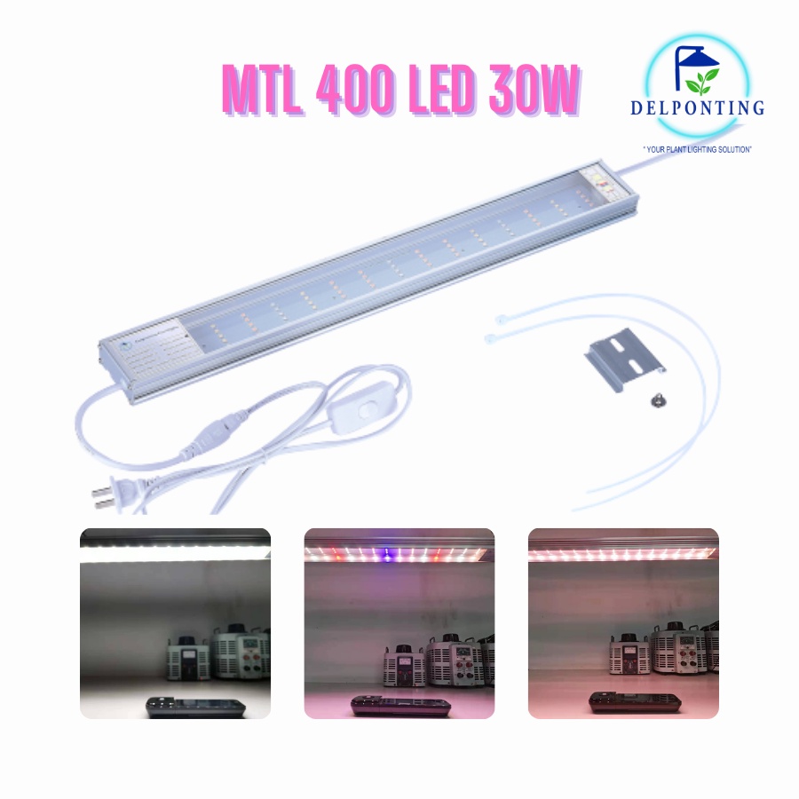 Đèn LED trồng cây DELPONTING  MTL 40 LED 30W, Đèn Quang Hợp Trồng Cây Trong Nhà