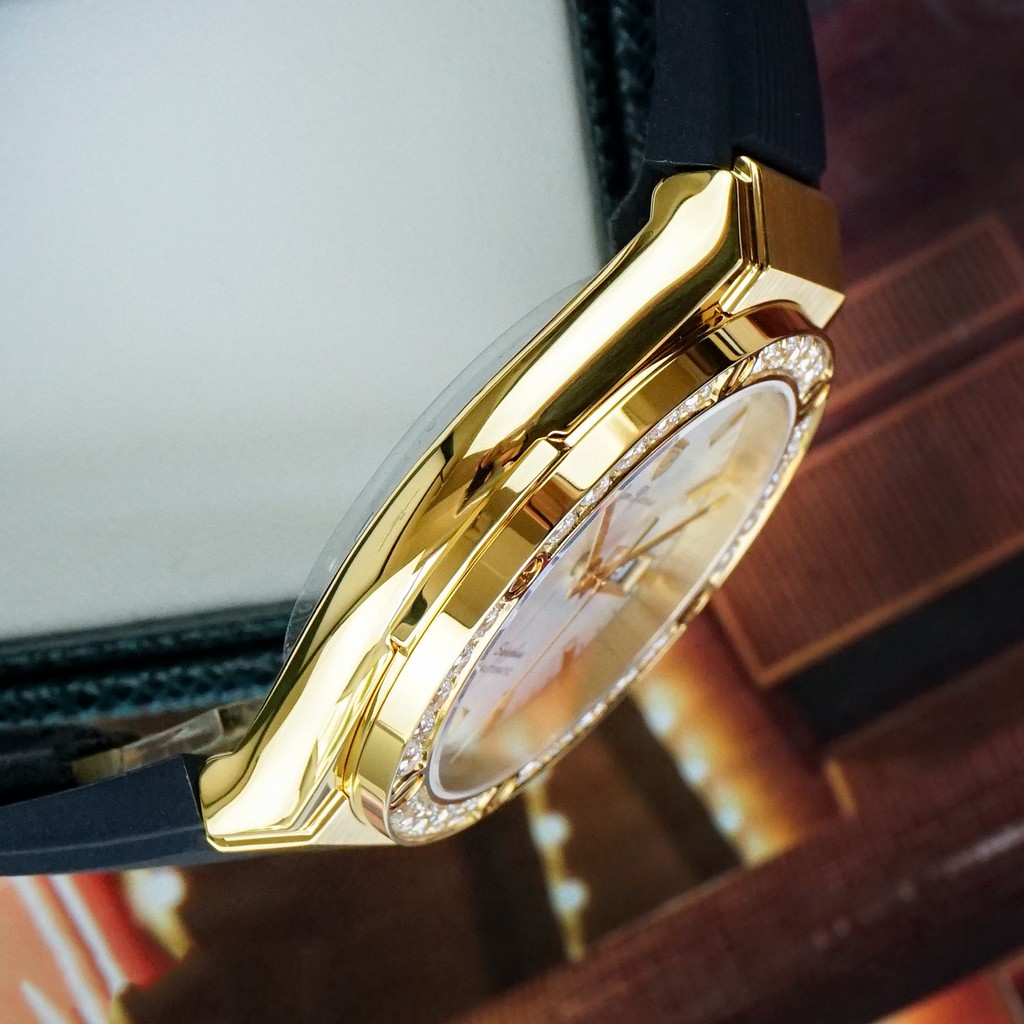 Đồng hồ nam dây cao su chính hãng Olym Pianus OP990-45 OP990-45ADGK-GL trắng