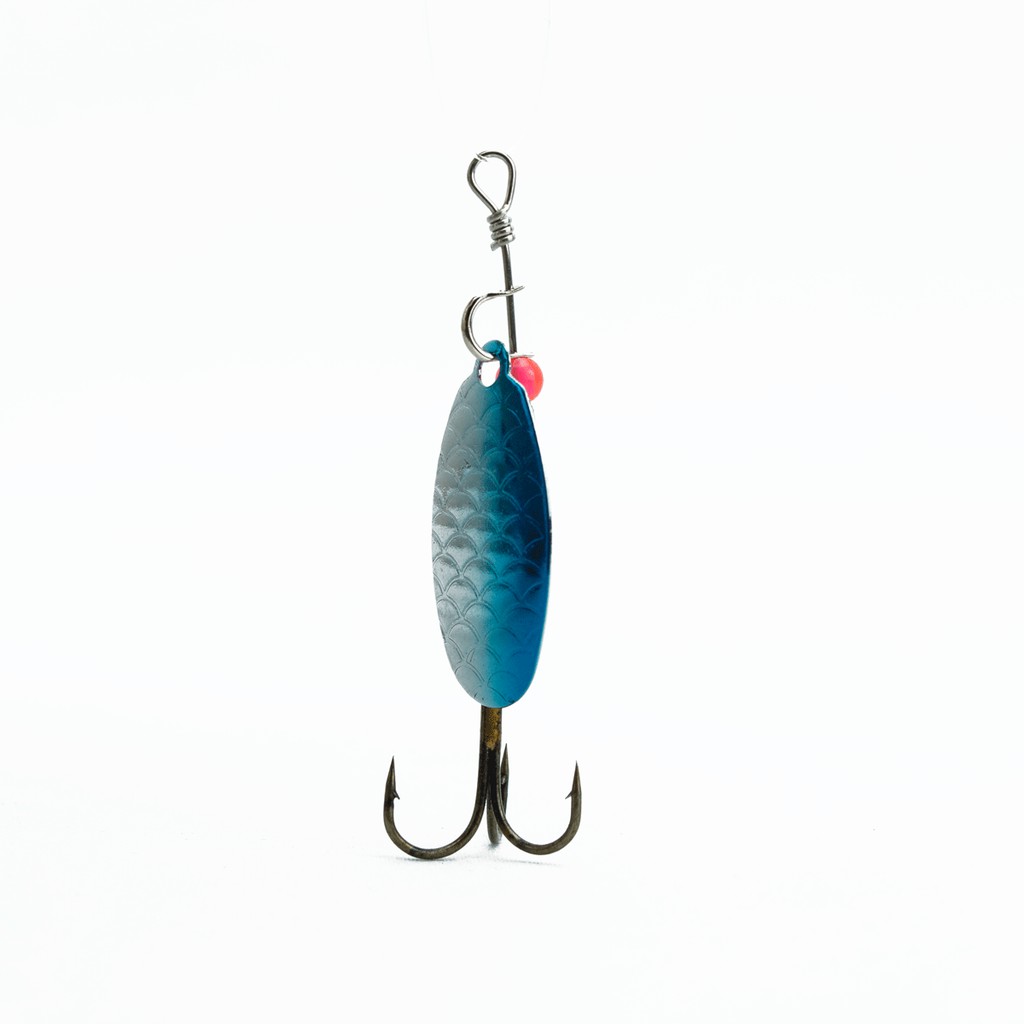 Mổi cá giả câu Lure - Spinners kèm lưỡi ba tiêu (vỉ 30 con)