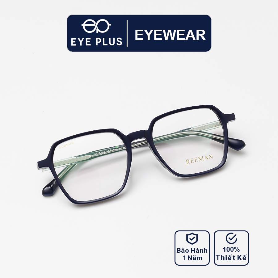 Gọng kính mắt nam nữ thời trang EYE PLUS mắt vuông to Reeman-2024