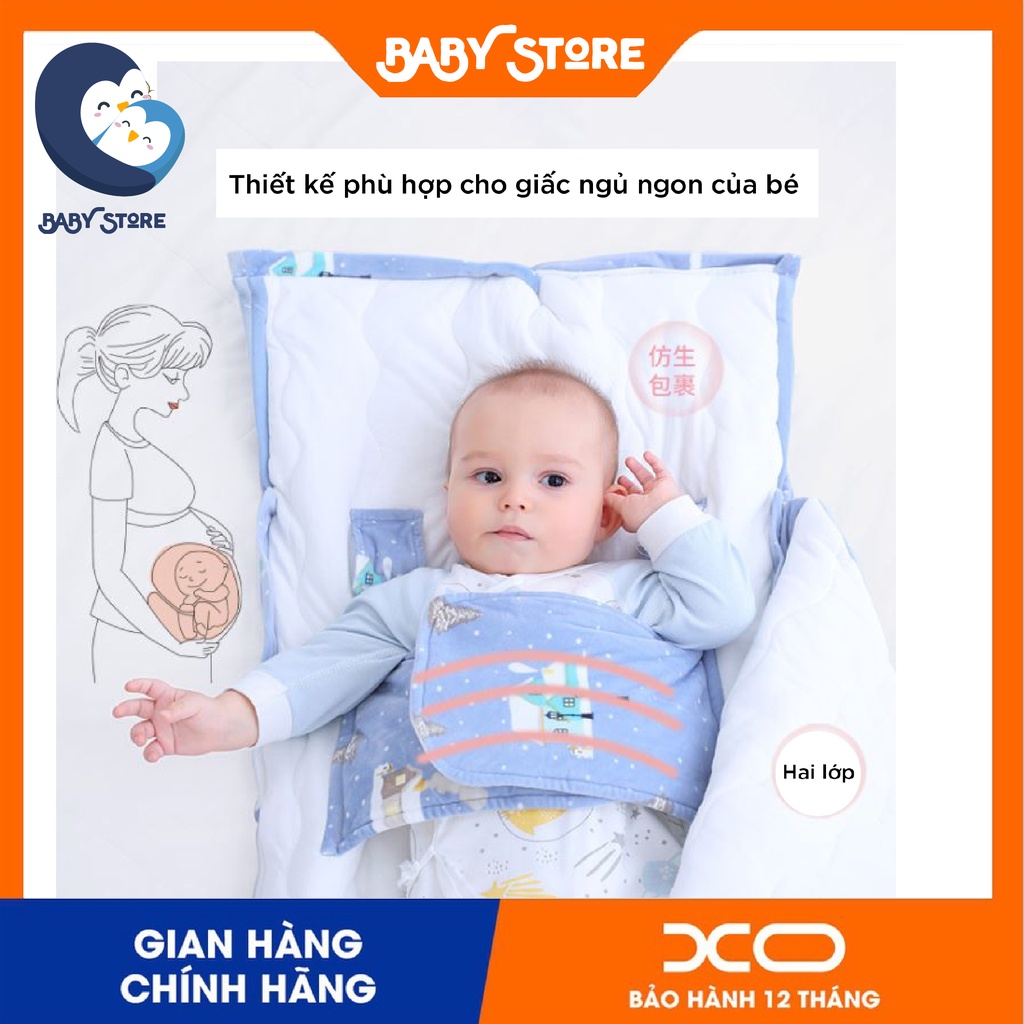 Túi Ngủ Chống Giật Mình Cho Em Bé, Túi Bông Dày Dặn Ủ Ấm Cho Bé, Giúp Bé Ngủ Ngon, Chống Giật Mình, Giữ Ấm Cơ Thể